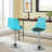 Claudia Adjustable Swivel Bar Stools, Kitchen Counter Height Barstools Dining Chairs with Footrest-88044351