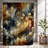Oni Abstract Shower Curtain-1352066791