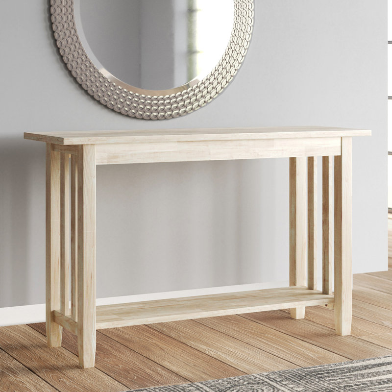 Console en bois massif 48 "Manatuto