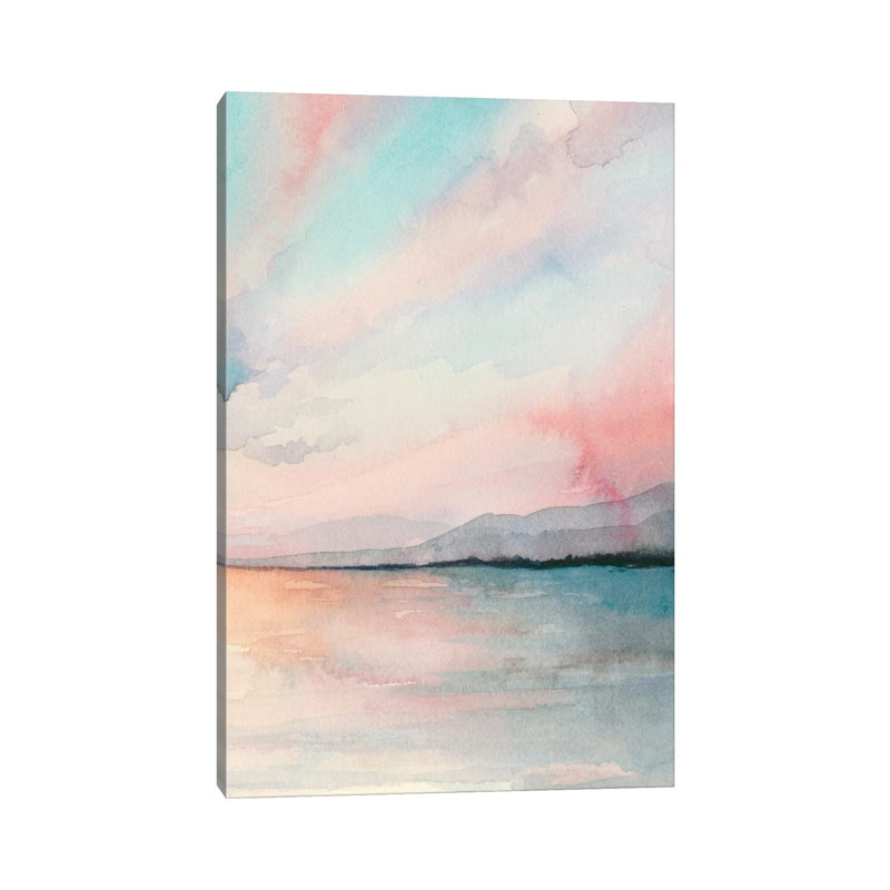 Sea Sunset Triptych III by Grace Popp - Wrapped Canvas Gallery-Wrapped Canvas Giclée, 20.32 cm H x 30.48 cm W