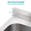 Grand lavabo utilitaire en acier inoxydable 25 po x 22 po