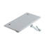 Paquet de 25 poignées de tiroir en aluminium satiné Outwater de 2-3 / 4 po centre à centre, fabrication en aluminium de haute qualité