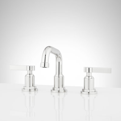Greyfield Widespread Low Angled Bathroom Faucet