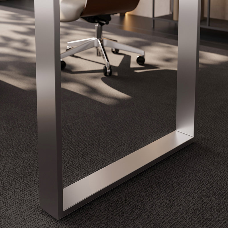 Bureau de style italien de luxe léger, H 29,53 po x l 78,74 po x P 31,5 po