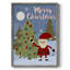 «Winer Santa I», reproduction encadrée - bois massif-540493633