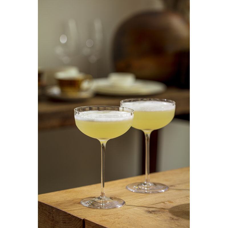 Fluted Handmade Crystal Coupe, 5.1