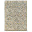 Scandinavian Hand Knotted Wool Geometric Area Rug-496257173