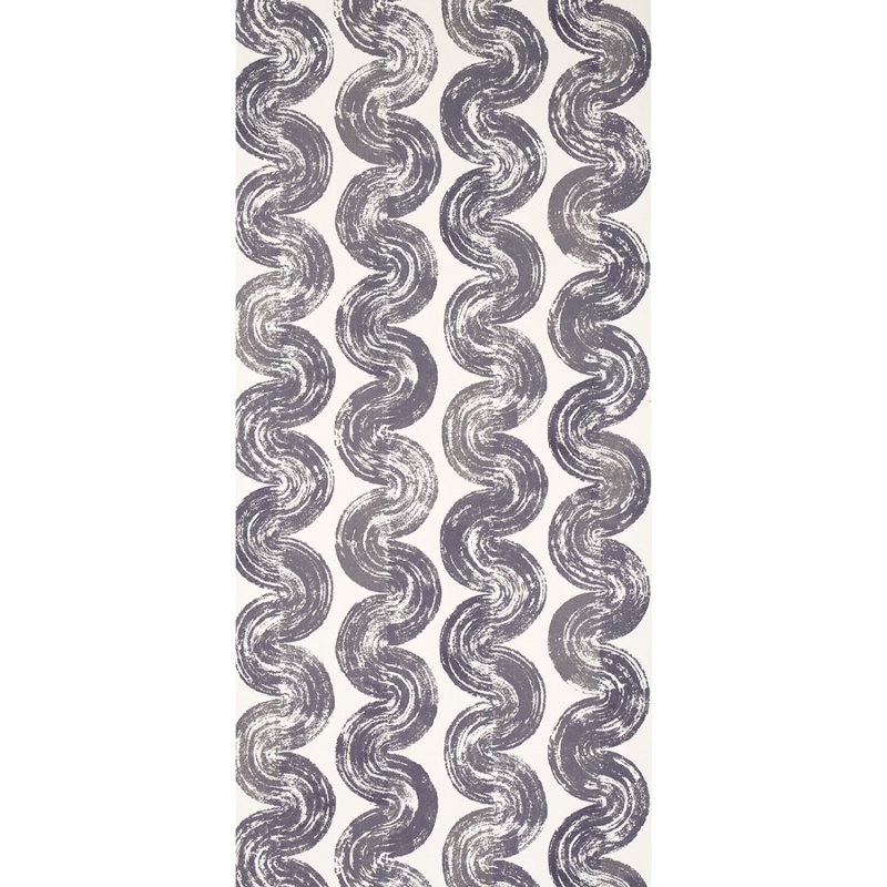 Backdrop Striped Wallpaper Roll, Graphite