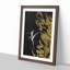 Hummingbird in the Dark in Abstract - Framed Print-55769091-55769092
