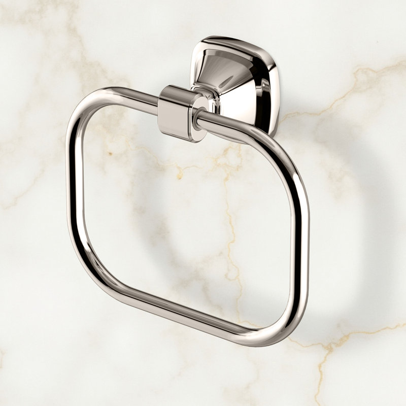 Beverly Towel Ring, Polished Nickel