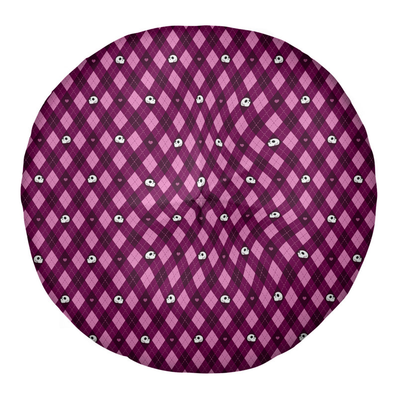 Coussin Katelyn Elizabeth, 26 po x 26 po, Rose
