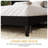 Low-Profile Velvet Upholstered Platform Bed with Wingbacks-244944531-244944529