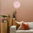 HZDHCLH Pink Wall Clocks Battery Operated,12 Inch Silent Non Ticking Modern Wall Clock For Living Room Bedroom Kitchen Office Classroom Decor