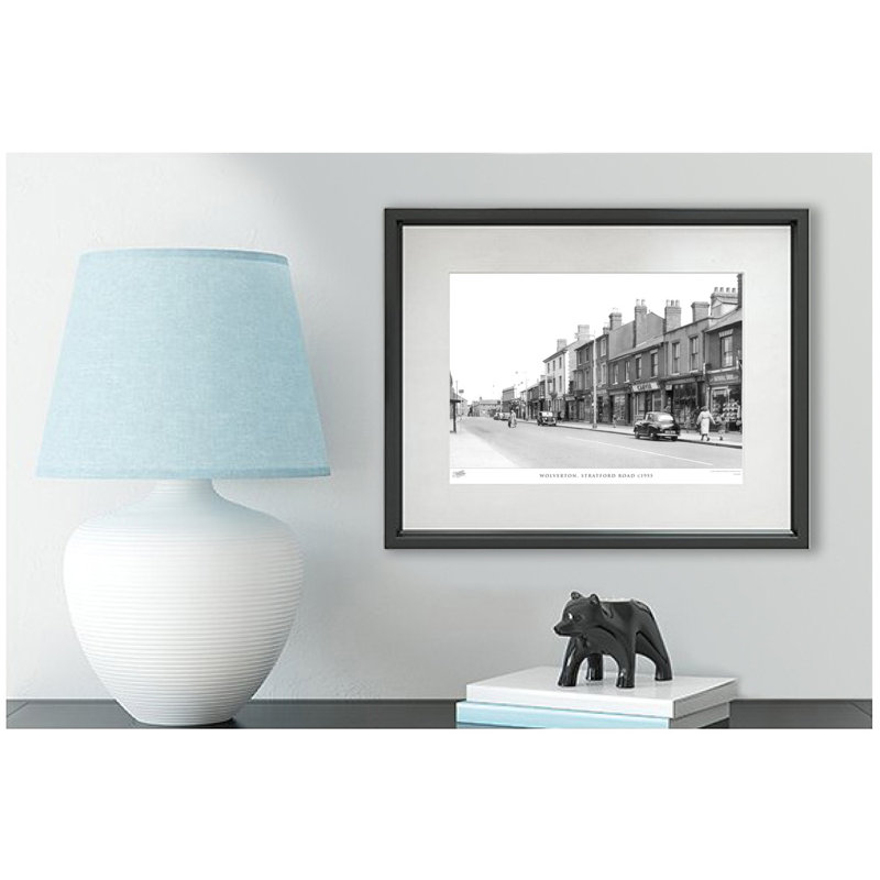 Wolverton, Stratford Road C1955 by Francis Frith - Single Picture Frame Print, 45cm H x 60cm W x 2.3cm D