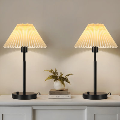  19.16'' Modern Table Lamp with Stepless Dimming and Usb Included