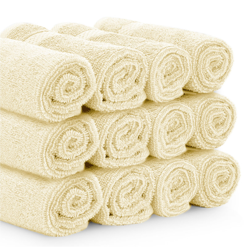 Essuie-mains 100% coton Aldene, Beige