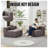 Chenille Curved Sectional Sofa - Modular Semi-Circular Couch with Piano Key Design-1021763549