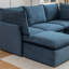 Canapé modulaire avec deux repose-pieds Hepworth Dejohn-109010637-109010636