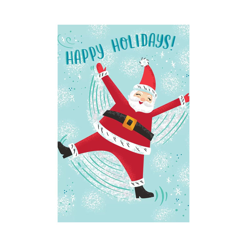 Santa Claus Lane by Amanda Mcgee - Wrapped Canvas Painting, 101.6 cm H x 66.04 cm W