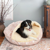 Snoozer Indoor/Outdoor Solarium Round Cozy Cave Dog Bed - Wag Collection
