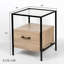 Nadia 40cm W Metal Bedside Table