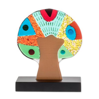 Sculpture en verre lumière du soleil