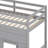 Loft Bed With Storage Staircase And Window-1102192688