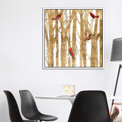 Red Bird Christmas II by Studio W - Gallery-Wrapped Canvas Giclée on Canvas
