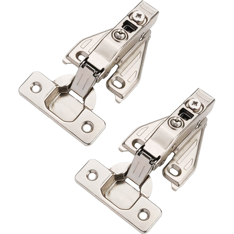 Stainless Steel Soft Close Adjustable Cabinet Hinges Set