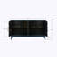 Buffet d'appoint avec rangement en bois et portes en bois massif-13360253