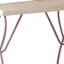 Chevet de style papillon en bois et métal Ceasar