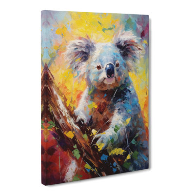 Koala Bear Impressionism - No Frame Print