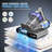 Teendow 500w 16kpa Vacuum Cleaner With Uv-c Light, Handheld Vacuums With Heating & Ultrasonic & Anion For Bed Dust Pet Hair, Double-cup, Purple