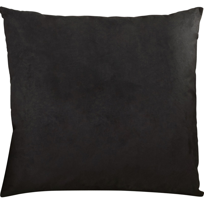 Luminescence Microsuede Throw Pillow, Black