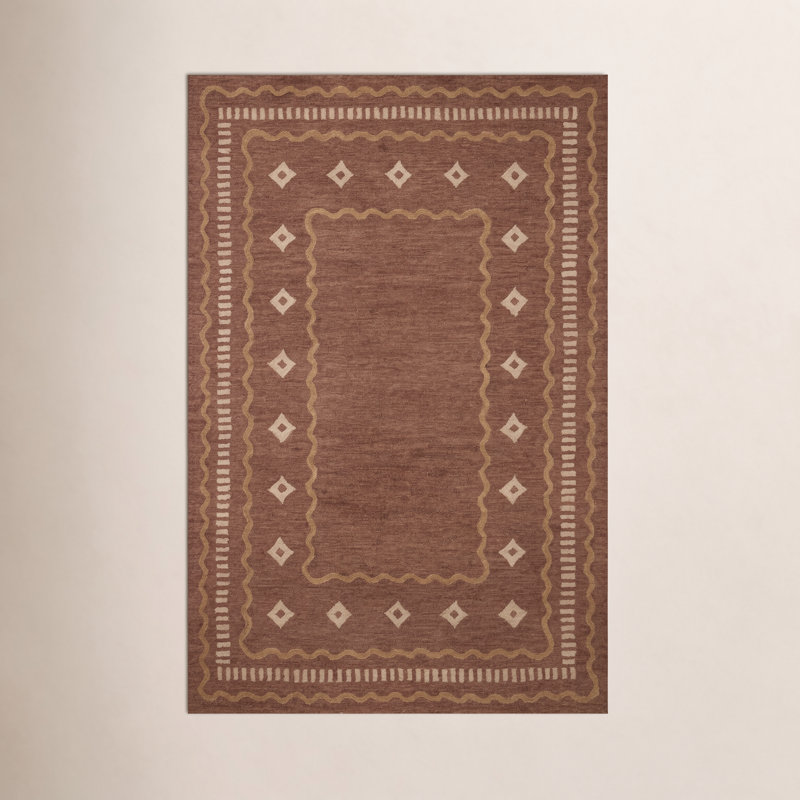Tapis argile / épices Chris Loves Julia x Loloi Alfie, Rectangle 7 pi 9 po x 9 pi 9 po