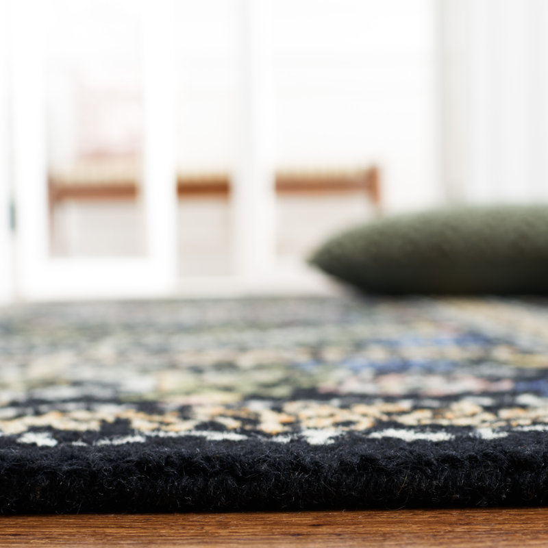 Ashly Hand Tufted Wool And Cotton With Latex Oriental Rug, Rectangle 5' x 8'