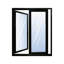 Porte battante 72 "x 80" Pano-108586303