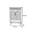 Armoire de rangement Bannack