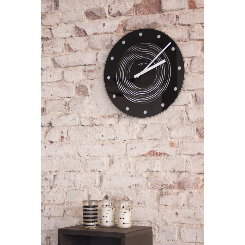 Keenan Glass Wall Clock