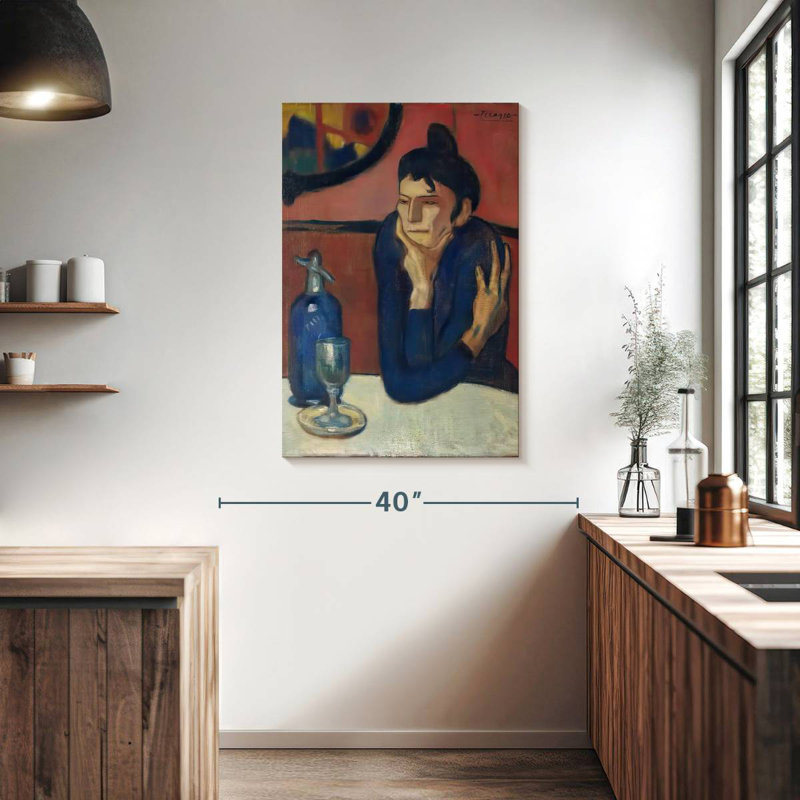 Leisha The Absinthe Drinker, 39" H x 26" W