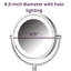Miroir de maquillage lumineux 8,5 "-93601681