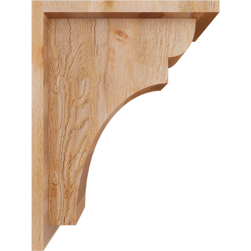 Yorkshire Yorktown avec plaque arrière, H 16 po x l 6 po x P 12 po, Cèdre rouge, Sciage brut