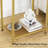 22.8" Glass End Table with Charging Station