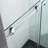 45.5-48" W X 76"H Frameless Single Sliding Shower Doors With 3/8"(10mm) Clear Tempered Glass, Soft Close System And Explosion-Proof Film-110974475
