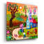  «Poppie Garden» par Koday, art mural en verre acrylique, 24 po x 24 po-1564264417