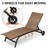 Bembo 74.8" Long Reclining Chaise Lounge with Wheels-1349970324