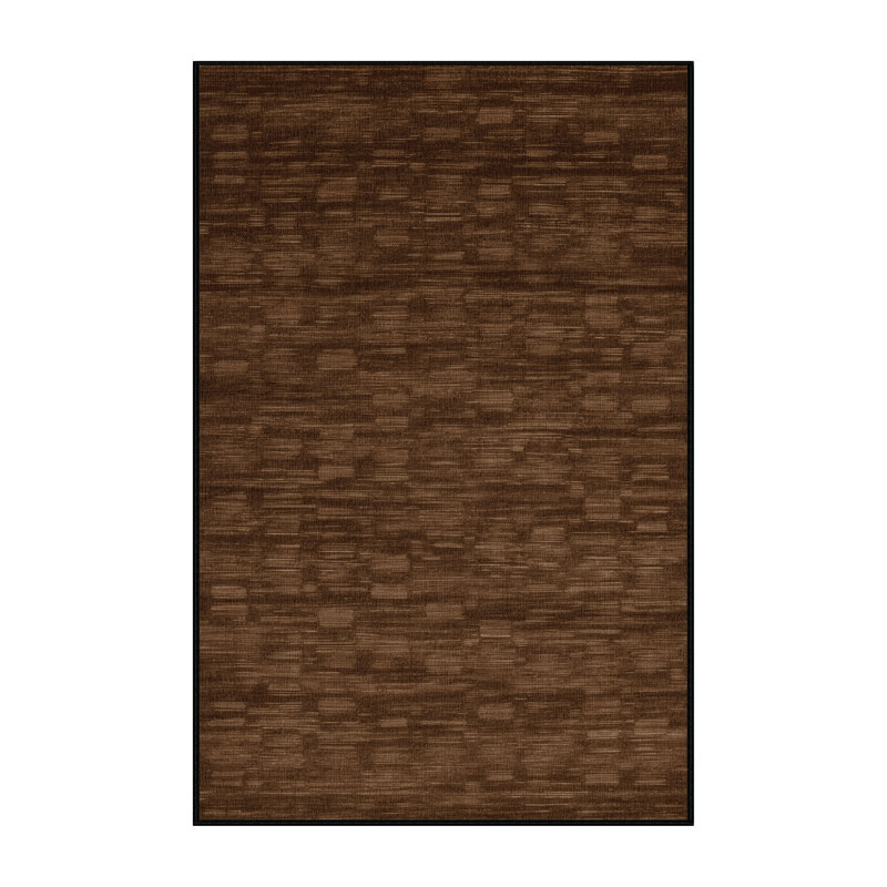 Tapis brun uni lavable à la machine, Tapis de couloir 2 pi x 5 pi