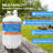 Flame King 30LB Empty Steel Propane Tank LP Cylinder, OPD Valve & Built-in Gauge for Grills & BBQs