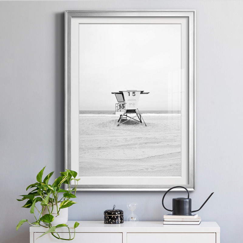 Mission Beach par Natalie Carpentieri - reproduction de photo sur papier encadrée, Encadrement argenté