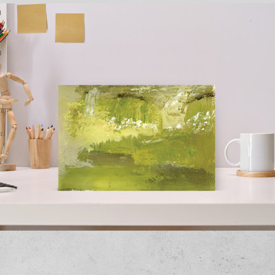Chartreuse Clearing by Breanna Megan Studio - Wrapped Canvas Print